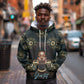 Personalized Afro Women Hoodie Powerful African Pattern