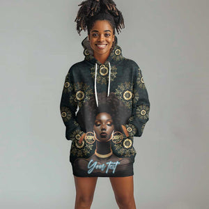 Personalized Afro Women Hoodie Dress Powerful African Pattern