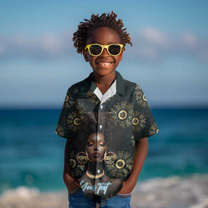 Personalized Afro Women Kid Hawaiian Shirt Powerful African Pattern