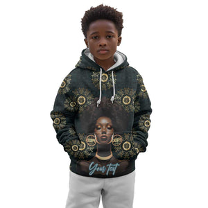 Personalized Afro Women Kid Hoodie Powerful African Pattern