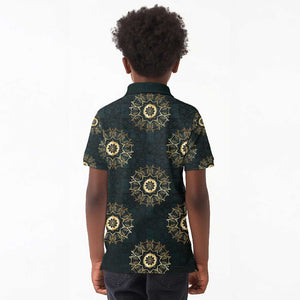 Personalized Afro Women Kid Polo Shirt Powerful African Pattern