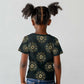 Personalized Afro Women Kid T shirt Powerful African Pattern