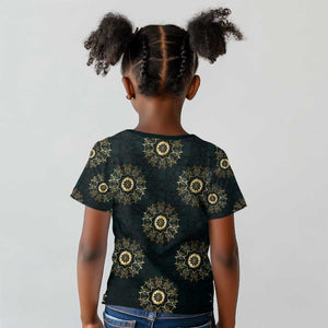 Personalized Afro Women Kid T shirt Powerful African Pattern