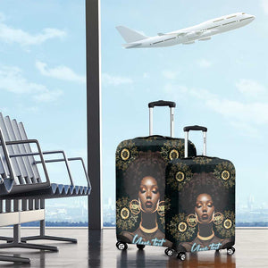 Personalized Afro Women Luggage Cover Powerful African Pattern