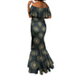 Personalized Afro Women Mermaid Dress Powerful African Pattern