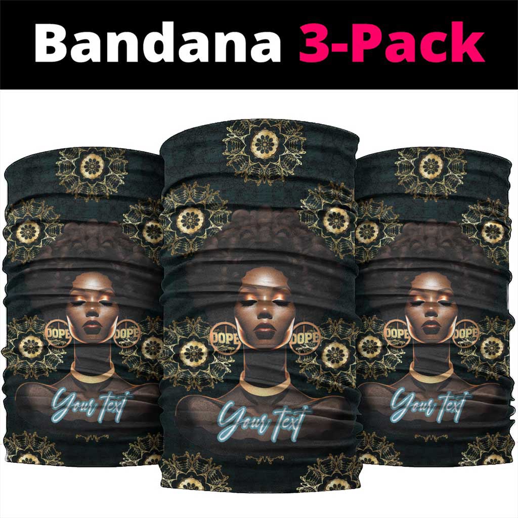 Personalized Afro Women Neck Gaiter Powerful African Pattern DT03