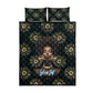 Personalized Afro Women Quilt Bed Set Powerful African Pattern