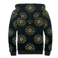 Personalized Afro Women Sherpa Hoodie Powerful African Pattern