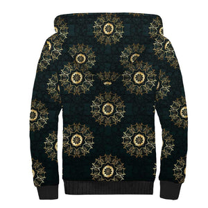 Personalized Afro Women Sherpa Hoodie Powerful African Pattern