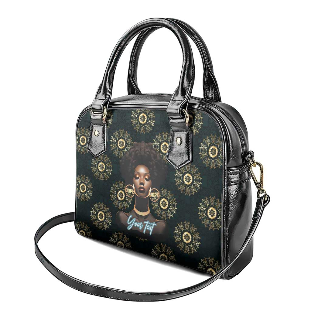 Personalized Afro Women Shoulder Handbag Powerful African Pattern