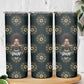 Personalized Afro Women Skinny Tumbler Powerful African Pattern