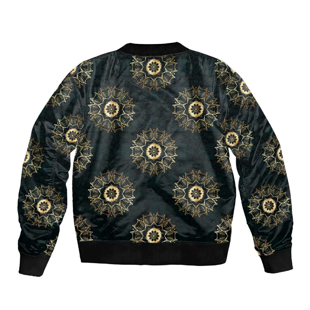 Personalized Afro Women Sleeve Zip Bomber Jacket Powerful African Pattern