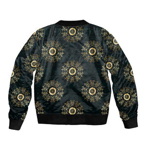 Personalized Afro Women Sleeve Zip Bomber Jacket Powerful African Pattern