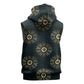 Personalized Afro Women Sleeveless Hoodie Powerful African Pattern - African Pride