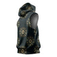 Personalized Afro Women Sleeveless Hoodie Powerful African Pattern - African Pride