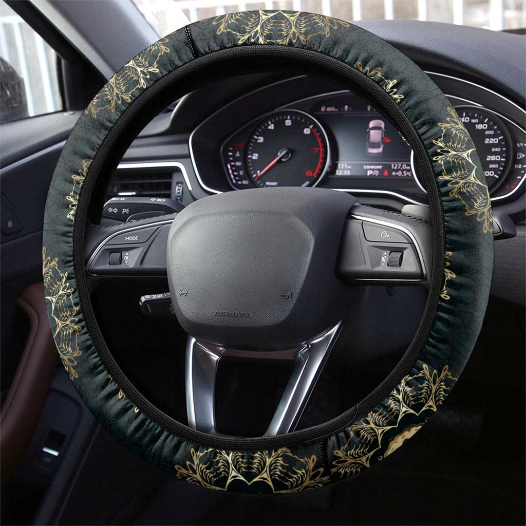 Afro Women Steering Wheel Cover Powerful African Pattern