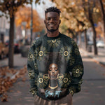 Personalized Afro Women Sweatshirt Powerful African Pattern