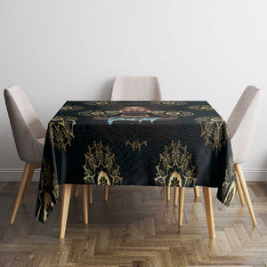 Personalized Afro Women Tablecloth Powerful African Pattern