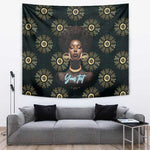 Personalized Afro Women Tapestry Powerful African Pattern