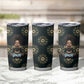 Personalized Afro Women Tumbler Cup Powerful African Pattern