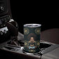 Personalized Afro Women Tumbler Cup Powerful African Pattern