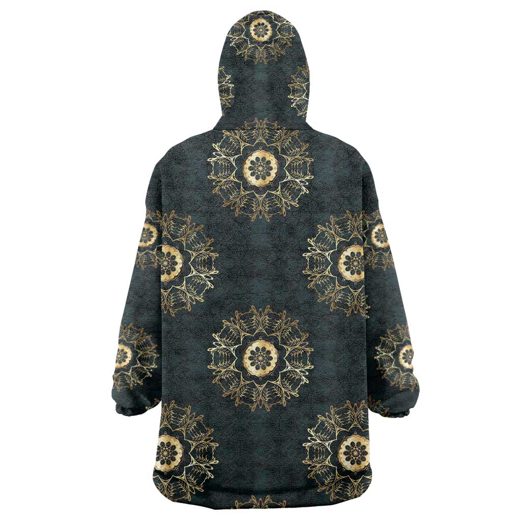 Personalized Afro Women Wearable Blanket Hoodie Powerful African Pattern