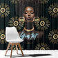 Personalized Afro Women Window Curtain Powerful African Pattern