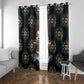 Personalized Afro Women Window Curtain Powerful African Pattern