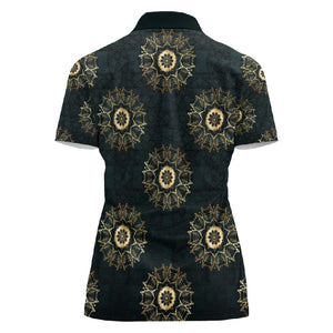 Personalized Afro Women Women Polo Shirt Powerful African Pattern