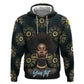 Personalized Afro Women Zip Hoodie Powerful African Pattern