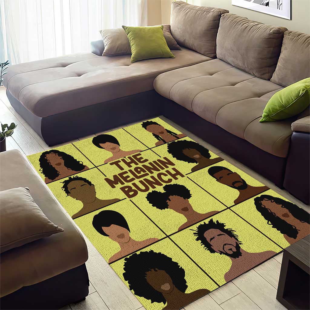 The Melanin Bunch African Area Rug Afro Black People