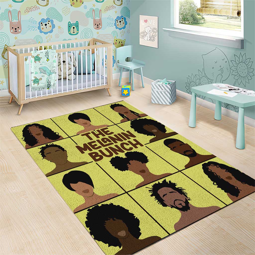 The Melanin Bunch African Area Rug Afro Black People