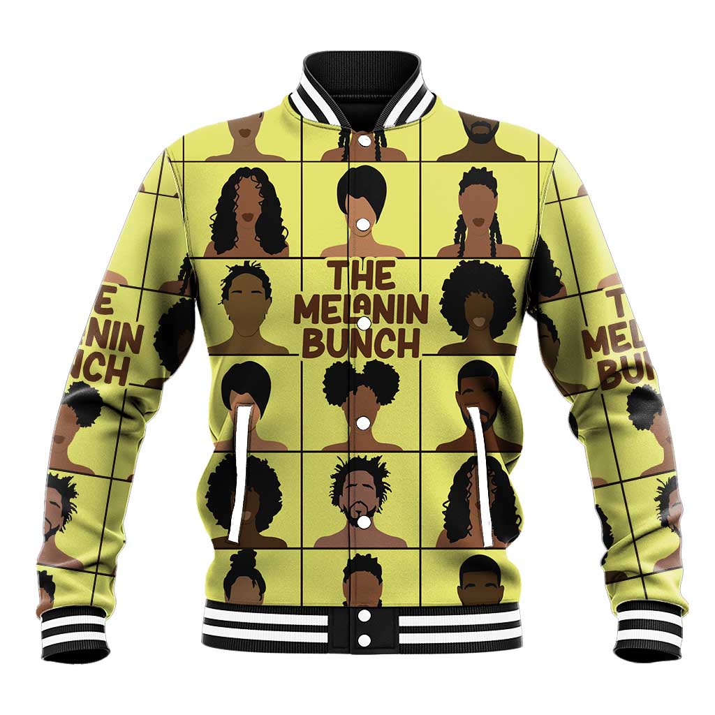 The Melanin Bunch African Baseball Jacket Afro Black People