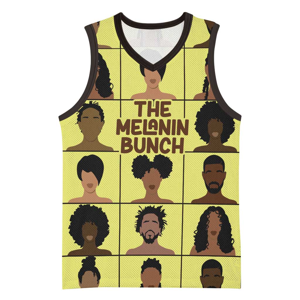 The Melanin Bunch African Basketball Jersey Afro Black People - African Pride