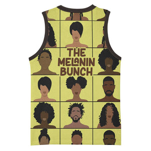 The Melanin Bunch African Basketball Jersey Afro Black People DT03