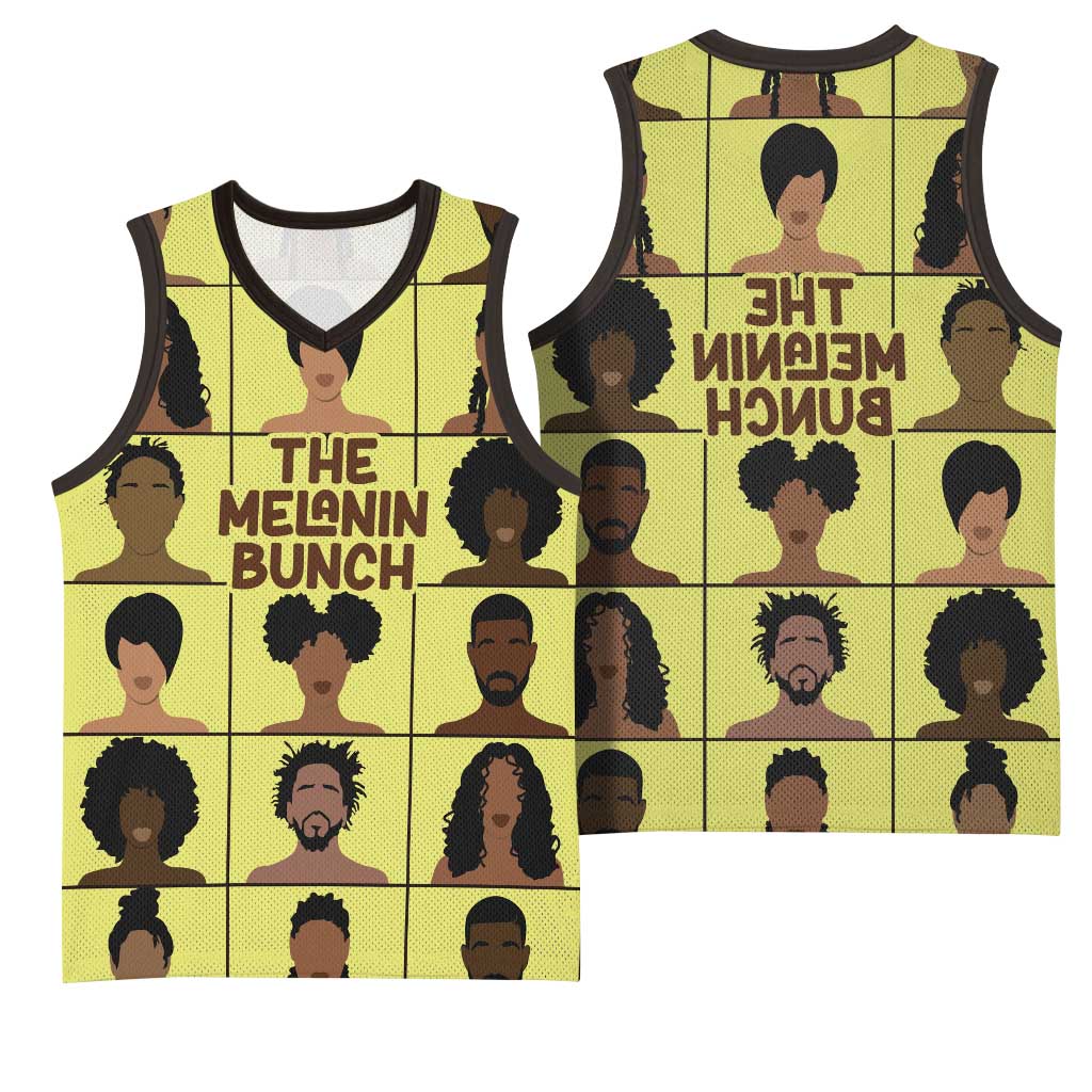 The Melanin Bunch African Basketball Jersey Afro Black People - African Pride