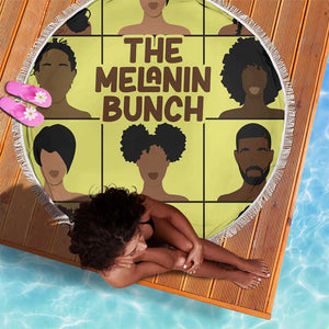 The Melanin Bunch African Beach Blanket Afro Black People