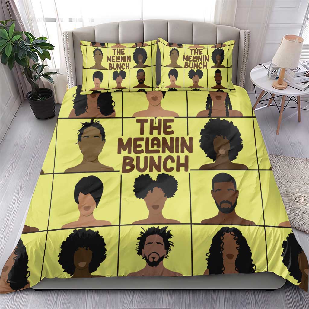 The Melanin Bunch African Bedding Set Afro Black People