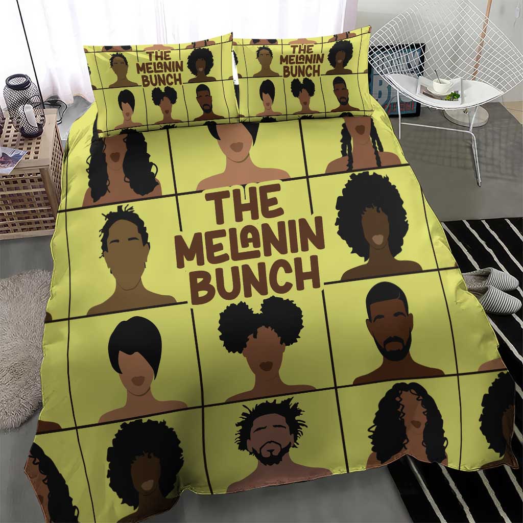 The Melanin Bunch African Bedding Set Afro Black People