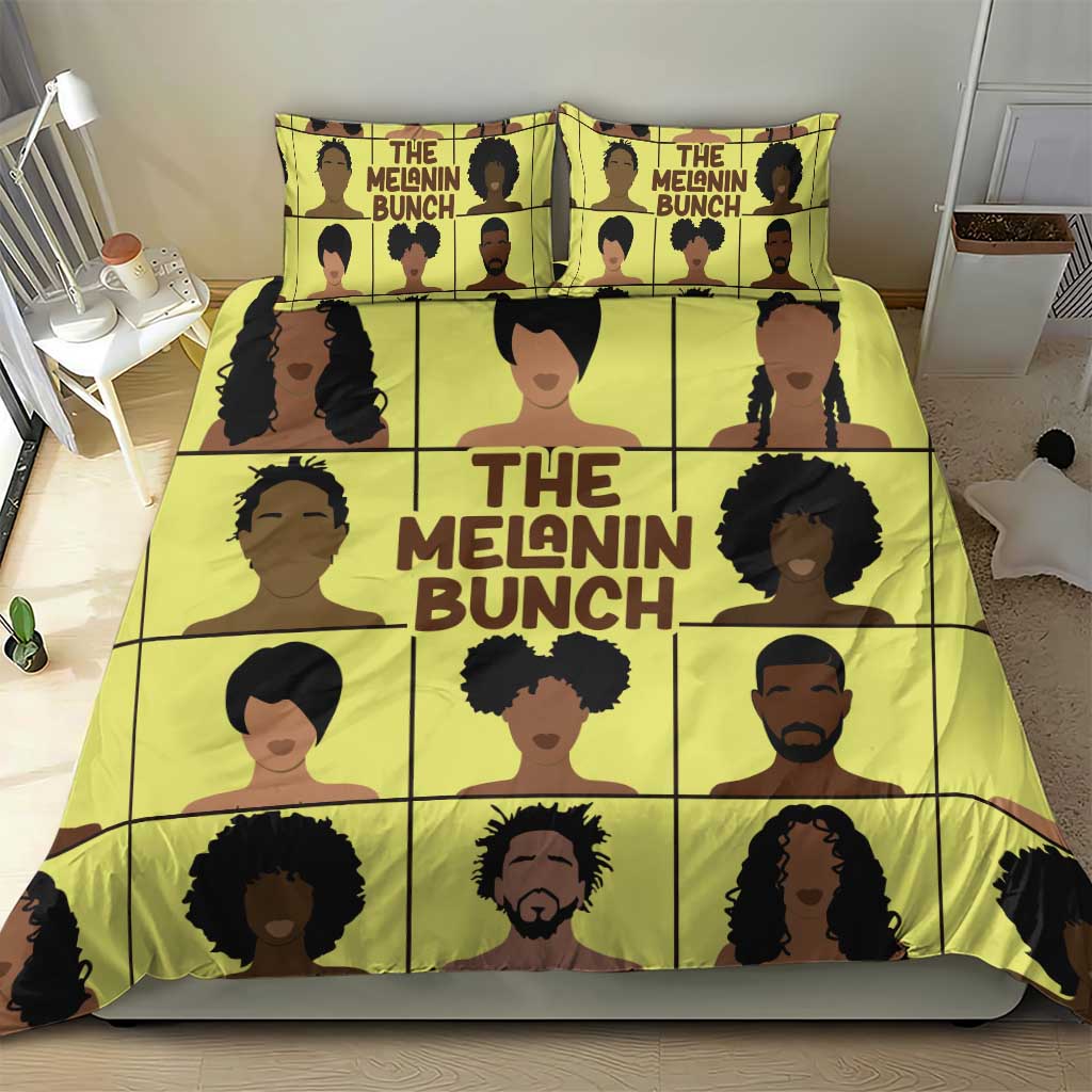 The Melanin Bunch African Bedding Set Afro Black People