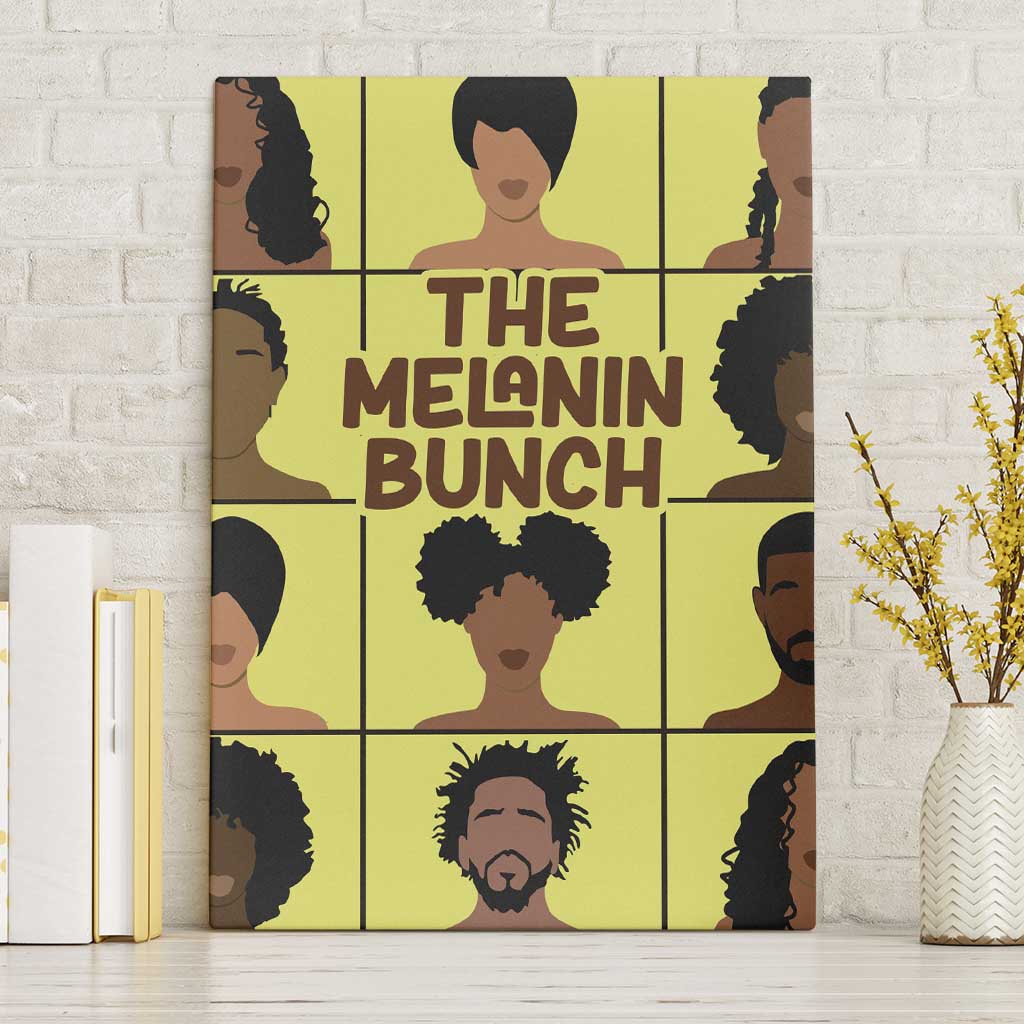 The Melanin Bunch African Canvas Wall Art Afro Black People