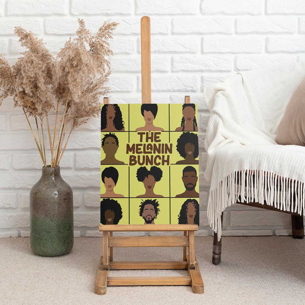 The Melanin Bunch African Canvas Wall Art Afro Black People