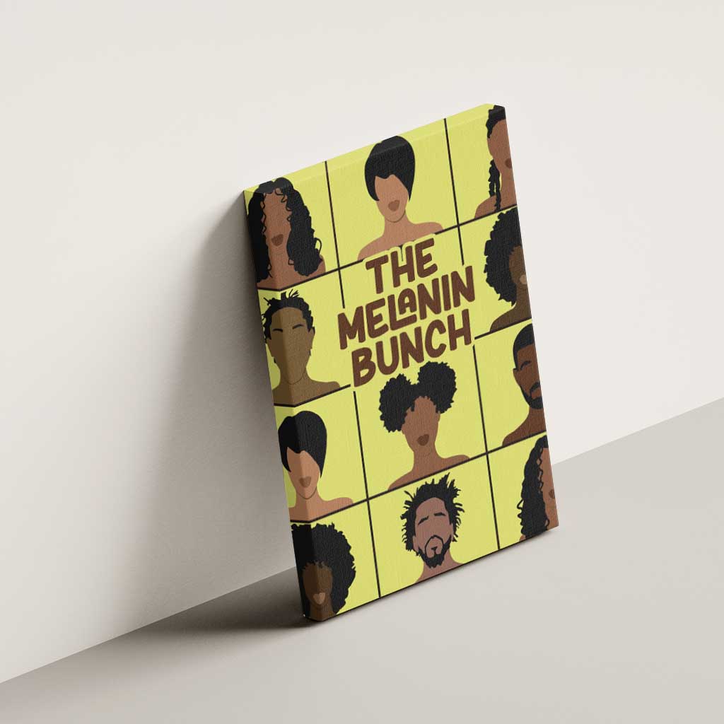 The Melanin Bunch African Canvas Wall Art Afro Black People