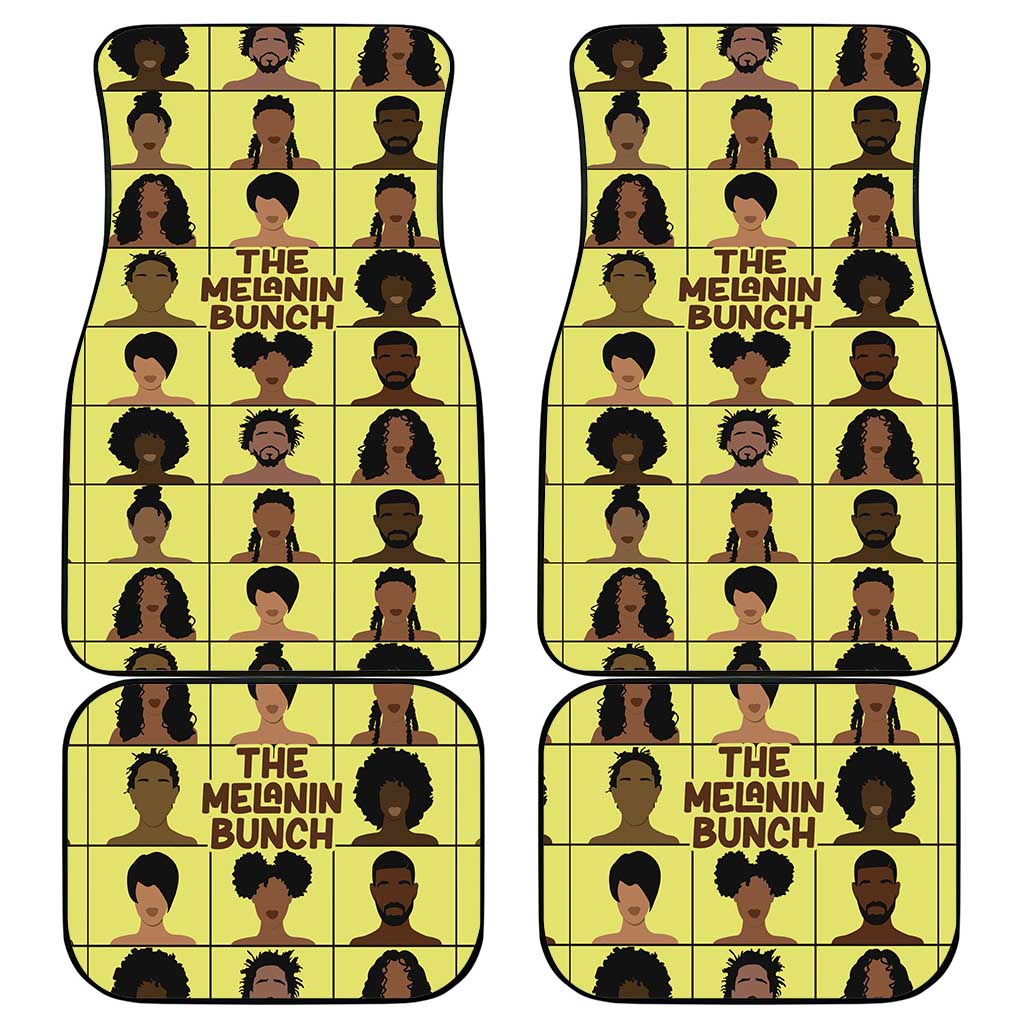 The Melanin Bunch African Car Mats Afro Black People