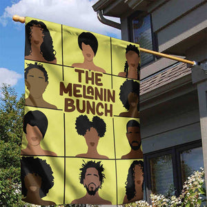 The Melanin Bunch African Garden Flag Afro Black People