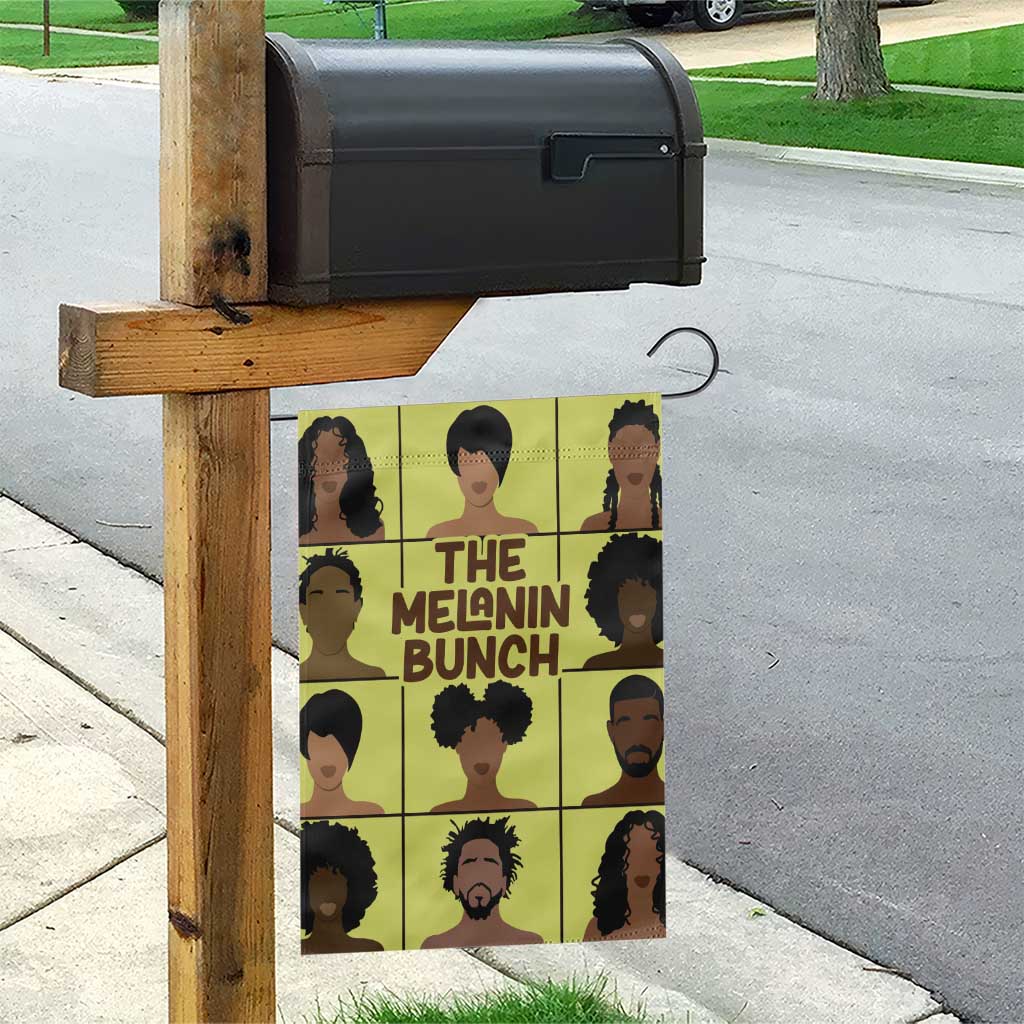 The Melanin Bunch African Garden Flag Afro Black People