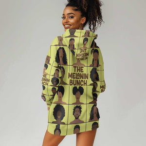 The Melanin Bunch African Hoodie Dress Afro Black People