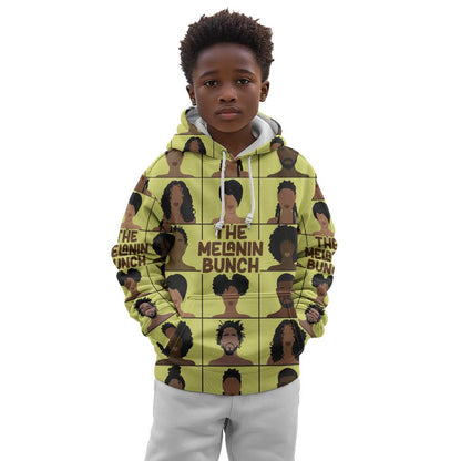 The Melanin Bunch African Kid Hoodie Afro Black People