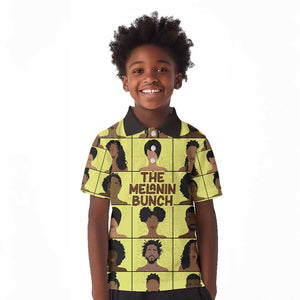The Melanin Bunch African Kid Polo Shirt Afro Black People