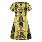 The Melanin Bunch African Kid Short Sleeve Dress Afro Black People
